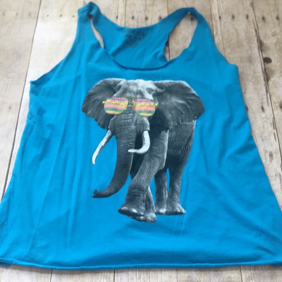 Wound Up Elephant Tank Top - Picture 1 of 4